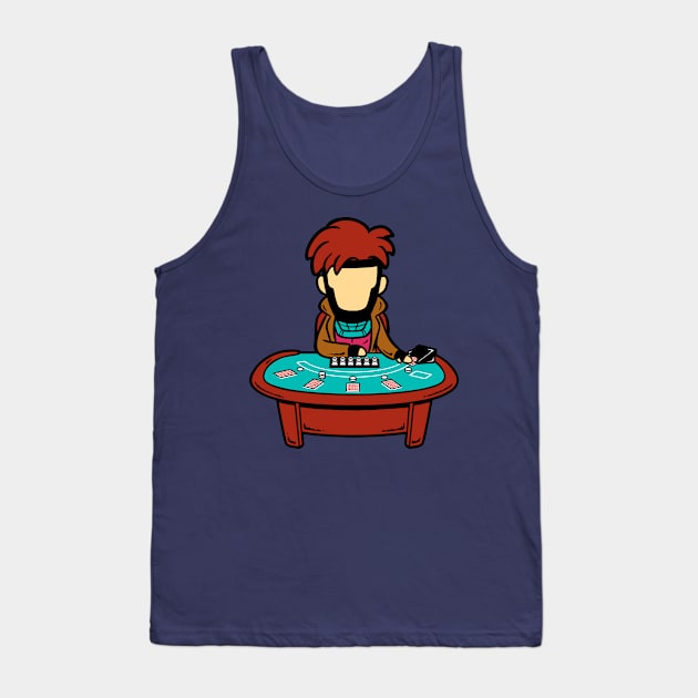 Part Time Job - Casino Tank Top by flyingmouse365